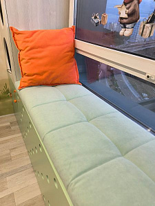 Матрасик на подоконник. Отзыв о комфорте и современном дизайне с фото. 5/5.